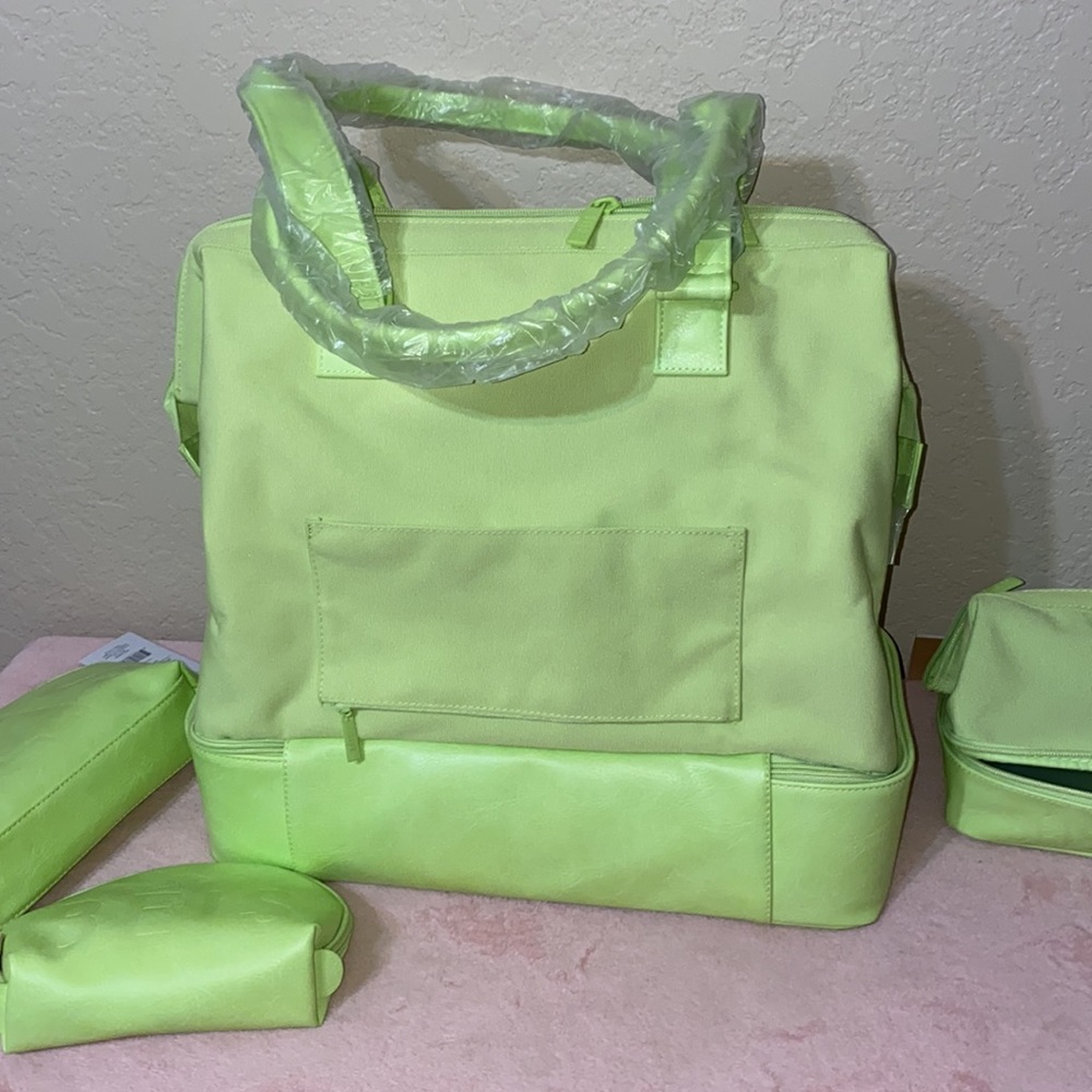 NFS💢 3 pc SET BEIS CITRON WEEKENDER & COSMETIC POUCHES - Picture 9 of 13